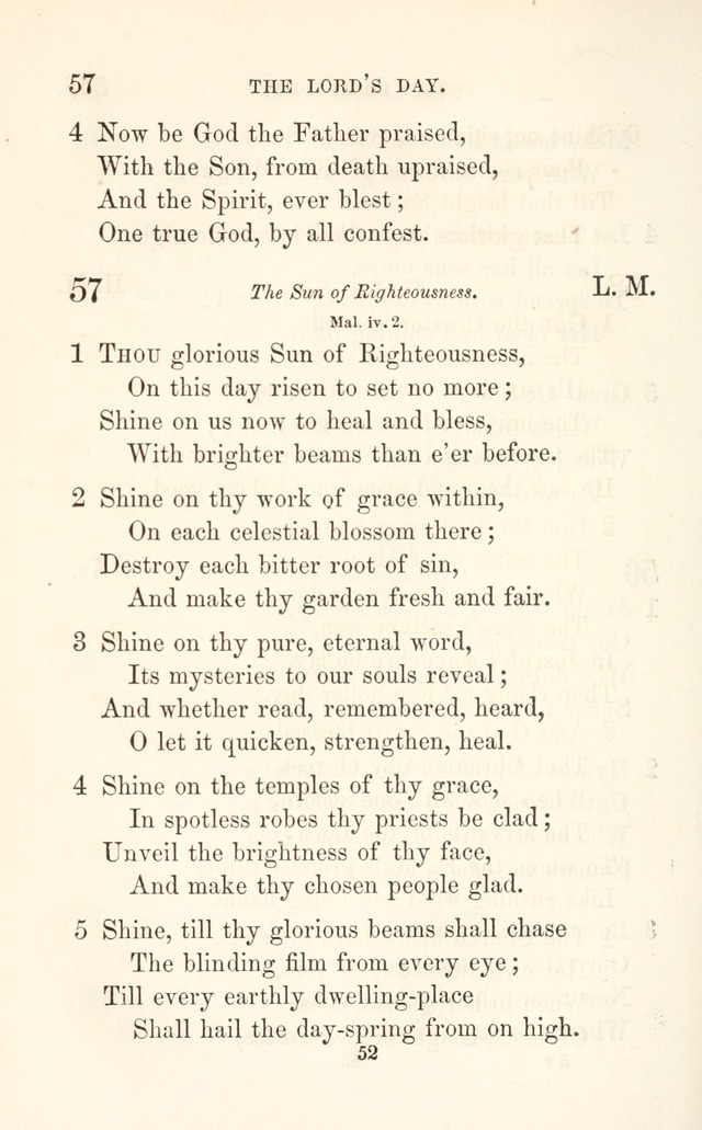A Selection of Hymns: designed as a supplement to the "psalms and hymns" of the Presbyterian church page 52
