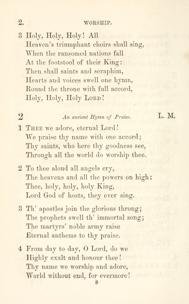 A Selection of Hymns: designed as a supplement to the "psalms and hymns" of the Presbyterian church page 8