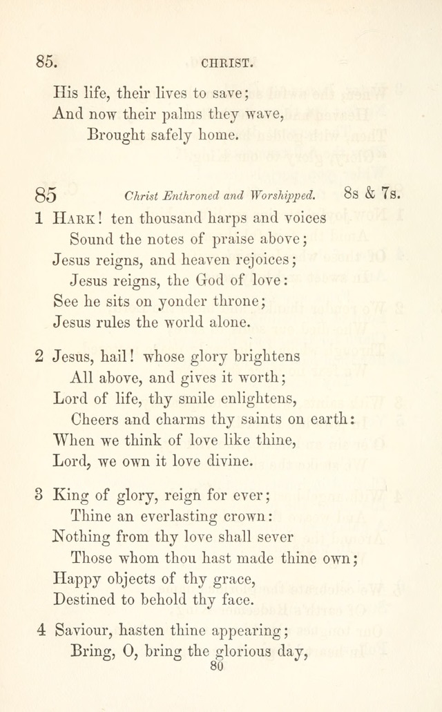 A Selection of Hymns: designed as a supplement to the "psalms and hymns" of the Presbyterian church page 82