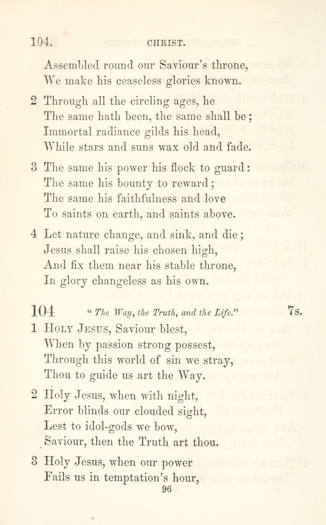 A Selection of Hymns: designed as a supplement to the "psalms and hymns" of the Presbyterian church page 98