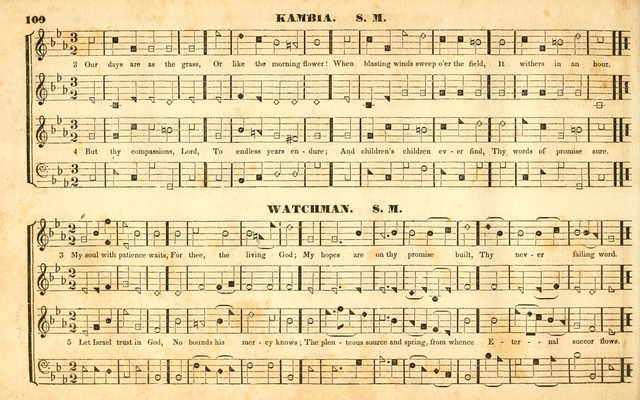 The Sacred Harp or Eclectic Harmony: a collection of church music, consisting of a great variety of psalm and hymn tunes, anthems, sacred songs and chants...(New ed., Rev. and Corr.) page 100