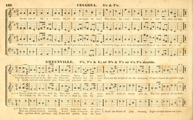 The Sacred Harp or Eclectic Harmony: a collection of church music, consisting of a great variety of psalm and hymn tunes, anthems, sacred songs and chants...(New ed., Rev. and Corr.) page 132