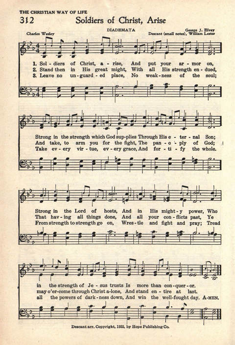 The Service Hymnal: Compiled for general use in all religious services of the Church, School and Home page 261