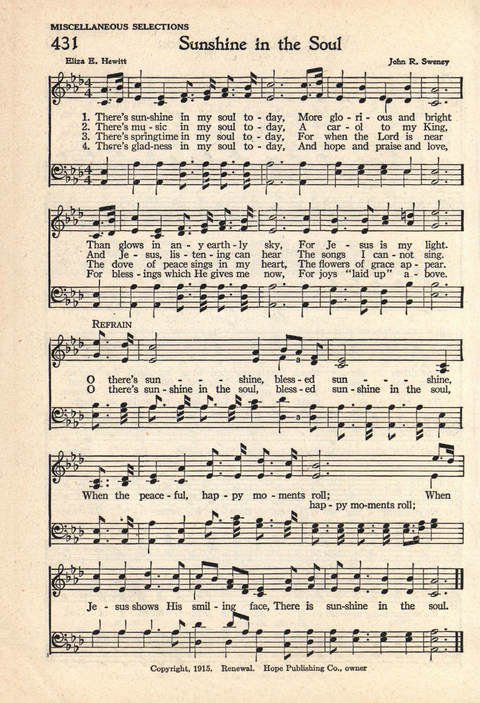 The Service Hymnal: Compiled for general use in all religious services of the Church, School and Home page 359