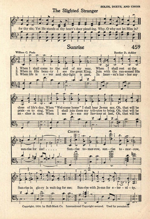 The Service Hymnal: Compiled for general use in all religious services of the Church, School and Home page 384