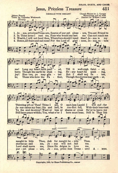 The Service Hymnal: Compiled for general use in all religious services of the Church, School and Home page 408