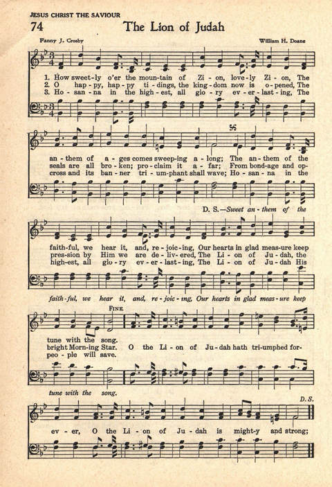 The Service Hymnal: Compiled for general use in all religious services of the Church, School and Home page 65
