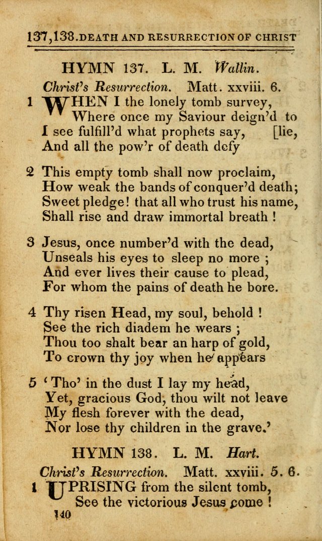 A Selection of Hymns: including a few originals, designed to aid the friends of  Zion in their private and social worship page 140