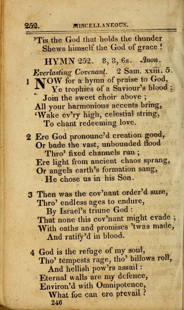 A Selection of Hymns: including a few originals, designed to aid the friends of  Zion in their private and social worship page 246
