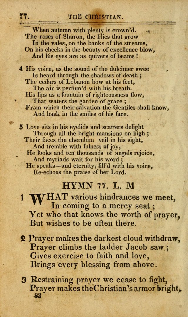 A Selection of Hymns: including a few originals, designed to aid the friends of  Zion in their private and social worship page 82