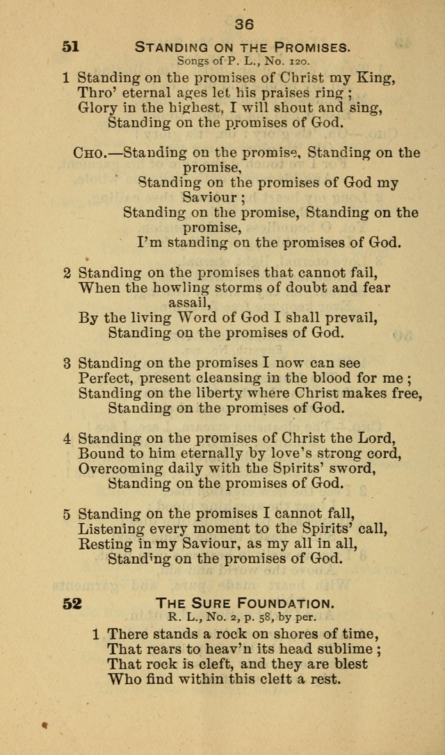 Selection of Hymns, for the use of the first M. E. Church, Cape May City page 37