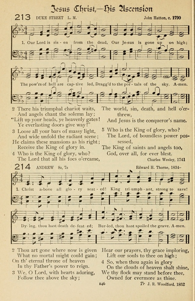 The Sanctuary Hymnal, published by Order of the General Conference of the United Brethren in Christ page 147