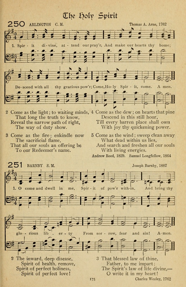 The Sanctuary Hymnal, published by Order of the General Conference of the United Brethren in Christ page 176