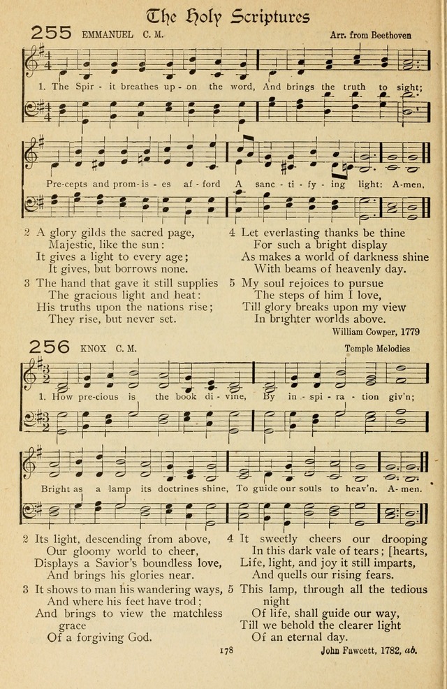 The Sanctuary Hymnal, published by Order of the General Conference of the United Brethren in Christ page 179