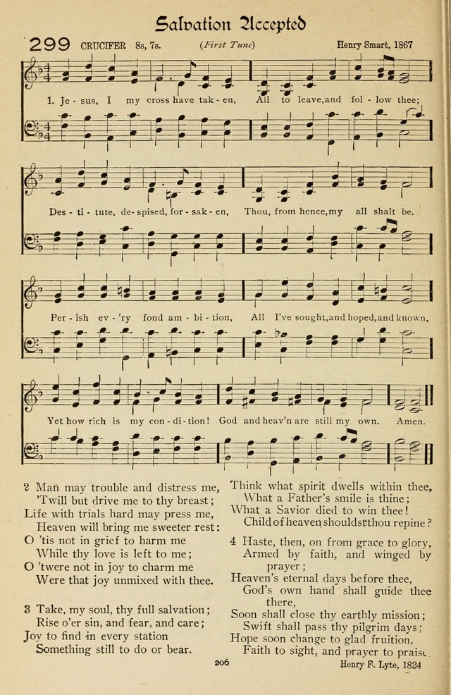 The Sanctuary Hymnal, published by Order of the General Conference of the United Brethren in Christ page 207