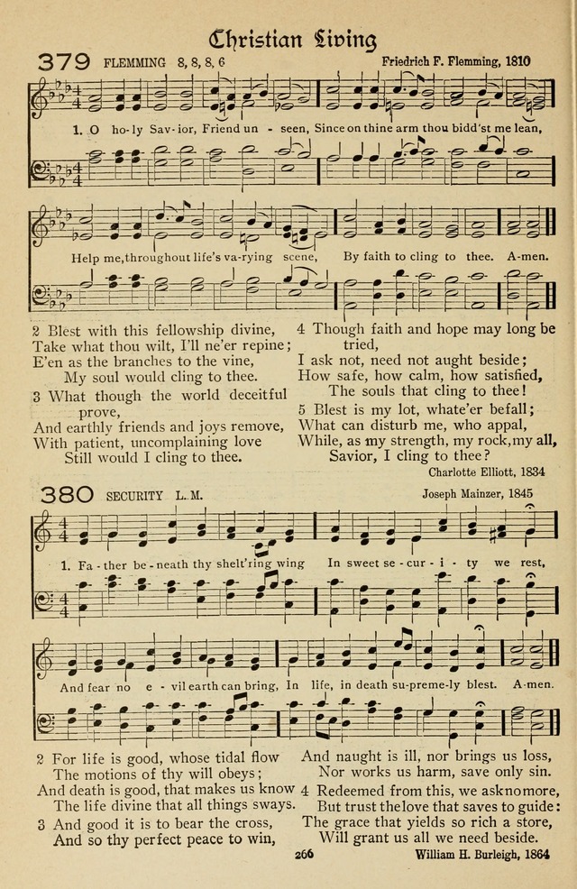 The Sanctuary Hymnal, published by Order of the General Conference of the United Brethren in Christ page 267