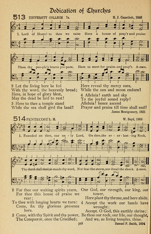 The Sanctuary Hymnal, published by Order of the General Conference of the United Brethren in Christ page 359