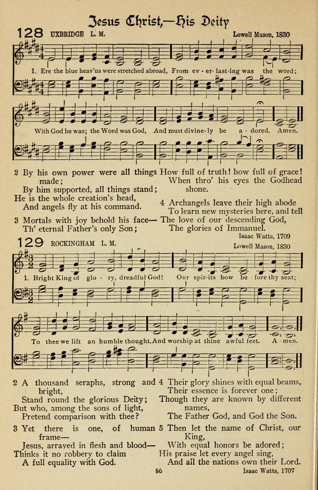 The Sanctuary Hymnal, published by Order of the General Conference of the United Brethren in Christ page 87
