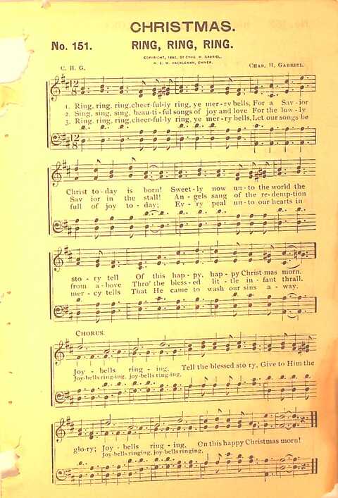 Sing His Praise: for the church, Sunday school and all religious assemblies page 153