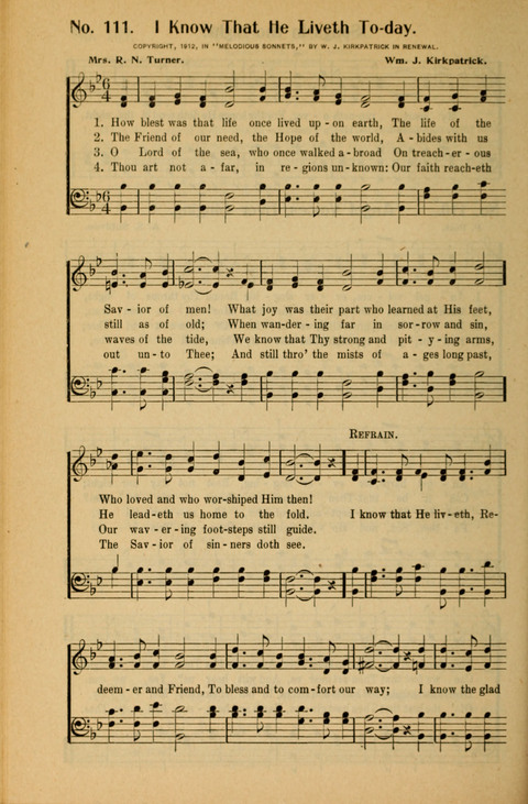 Select Hymns and Psalms: for the Church and Sunday School page 110