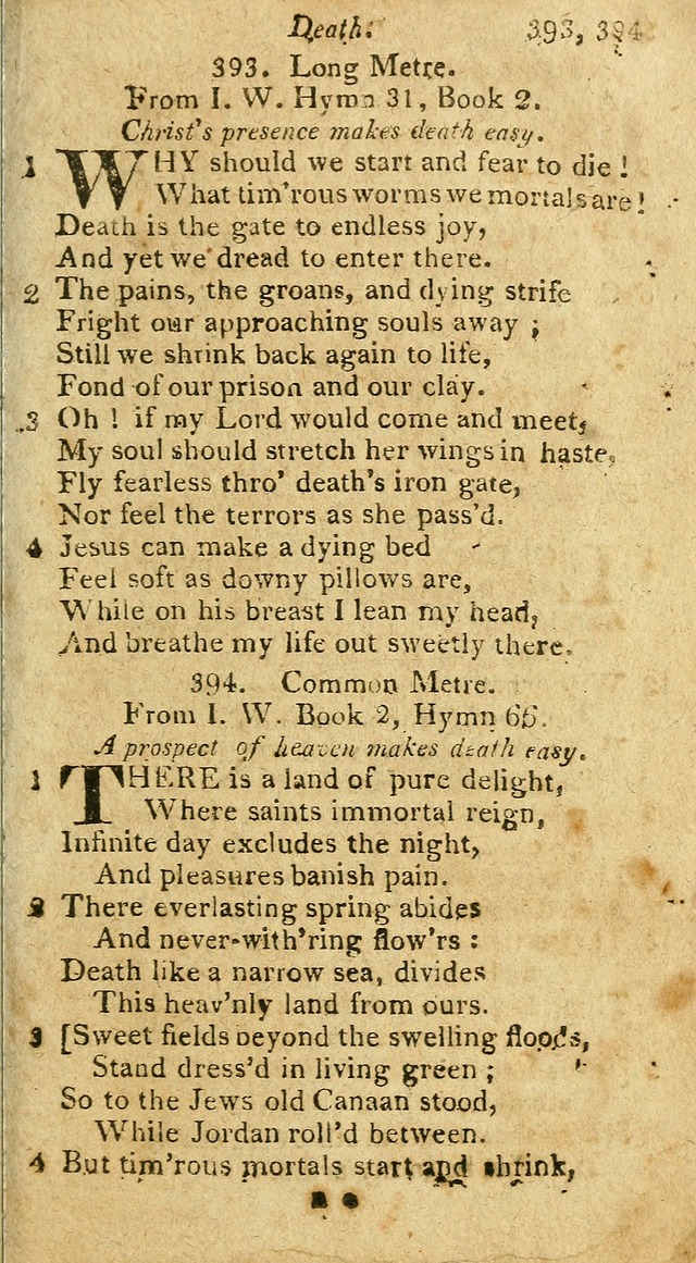 A Selection of Hymns & Psalms: from the most approved authors: principally from Watts & Rippon: together with originals page 345