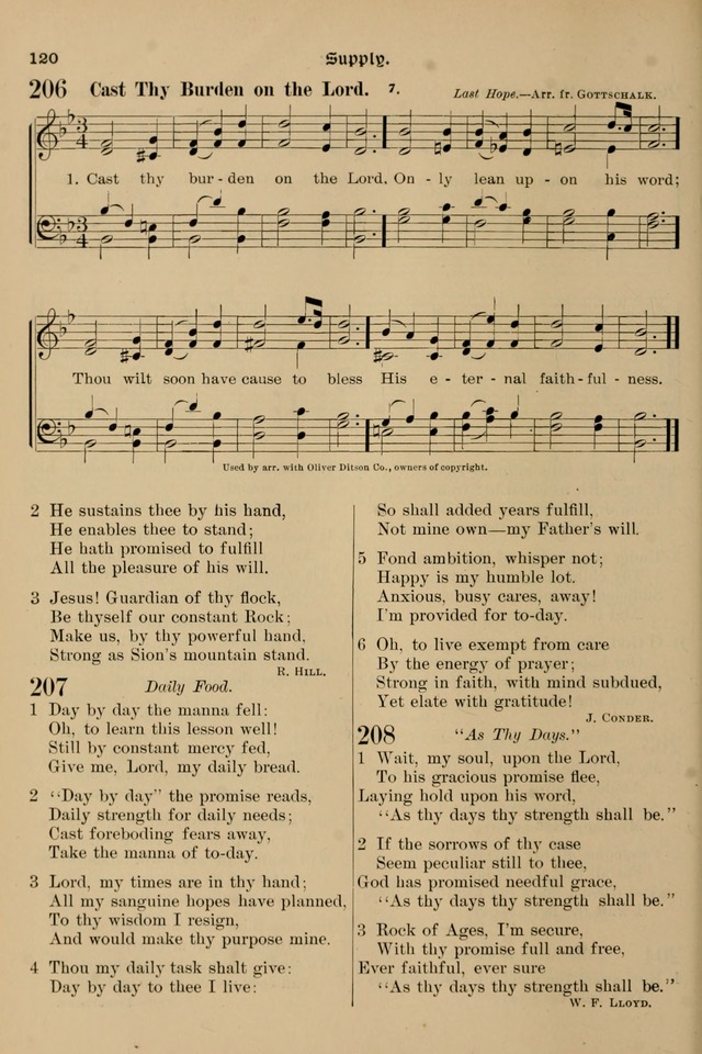 Song-Hymnal of Praise and Joy: a selection of spiritual songs, old and new page 119