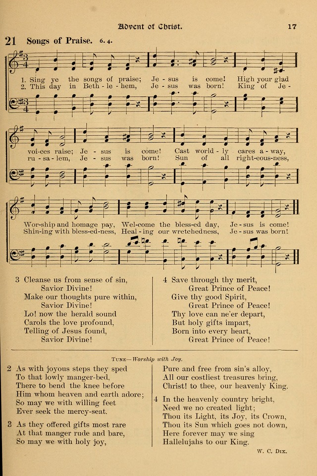 Song-Hymnal of Praise and Joy: a selection of spiritual songs, old and new page 20