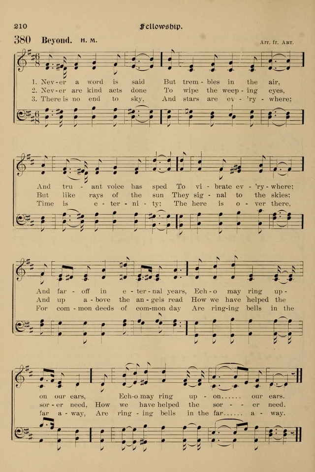 Song-Hymnal of Praise and Joy: a selection of spiritual songs, old and new page 209