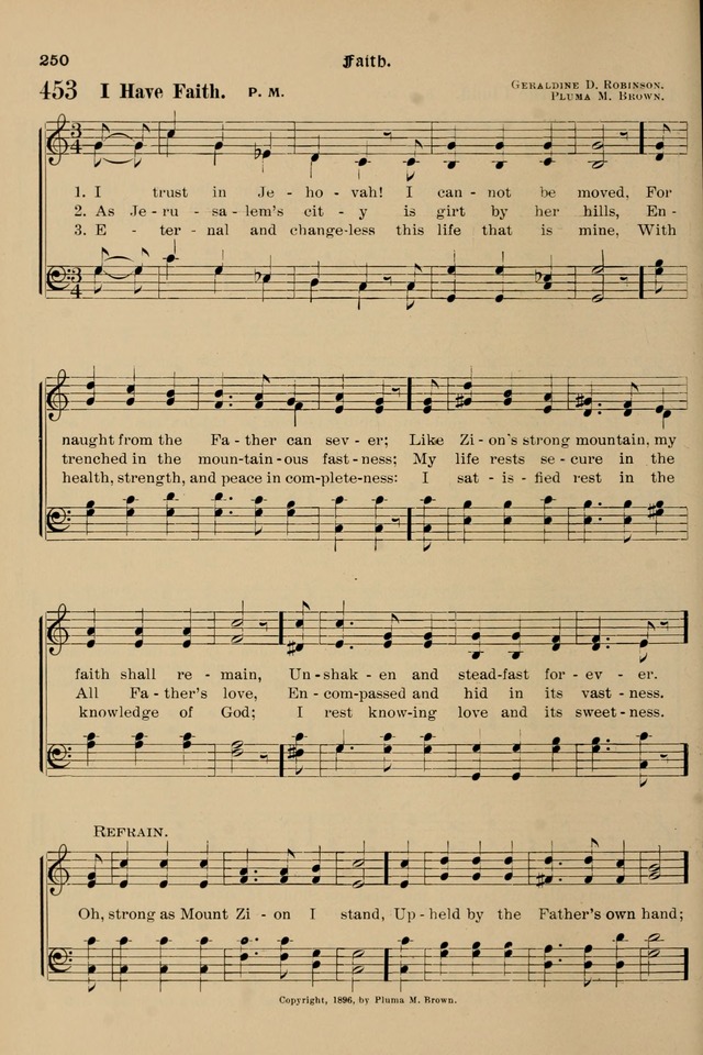 Song-Hymnal of Praise and Joy: a selection of spiritual songs, old and new page 249