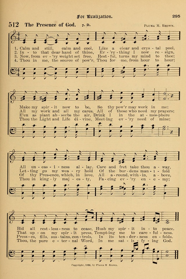 Song-Hymnal of Praise and Joy: a selection of spiritual songs, old and new page 294