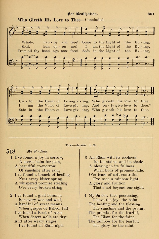 Song-Hymnal of Praise and Joy: a selection of spiritual songs, old and new page 300