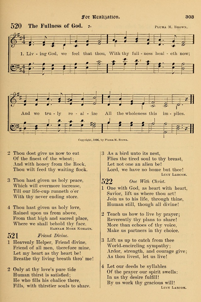 Song-Hymnal of Praise and Joy: a selection of spiritual songs, old and new page 302