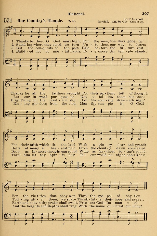 Song-Hymnal of Praise and Joy: a selection of spiritual songs, old and new page 306