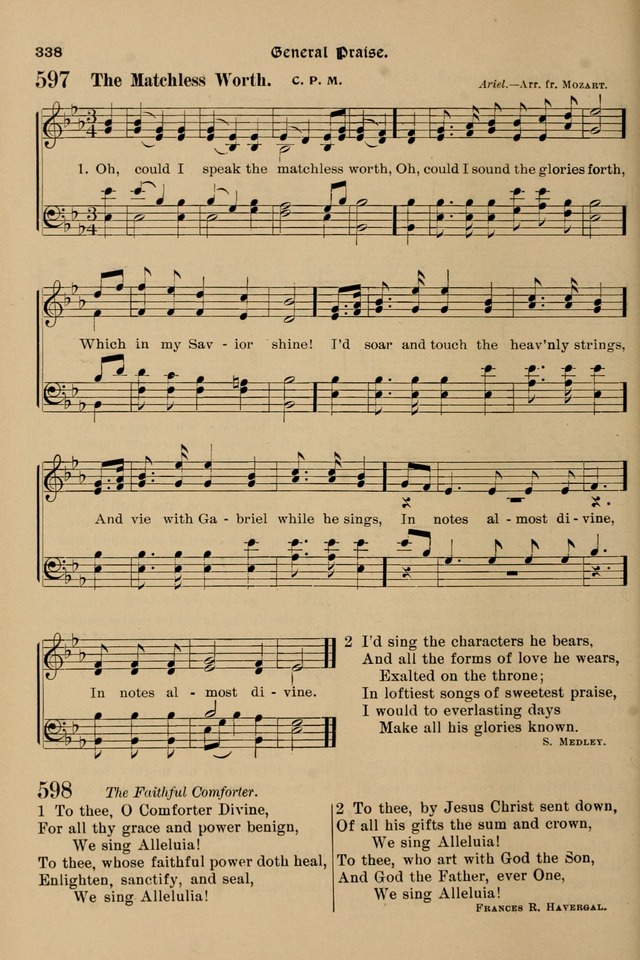 Song-Hymnal of Praise and Joy: a selection of spiritual songs, old and new page 329