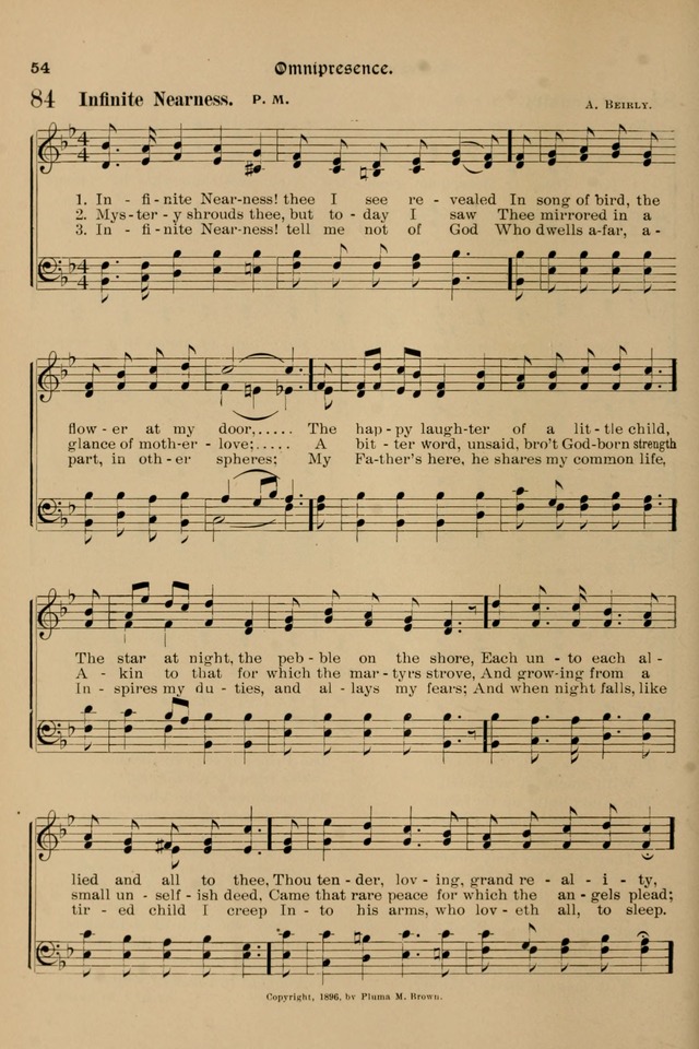 Song-Hymnal of Praise and Joy: a selection of spiritual songs, old and new page 55
