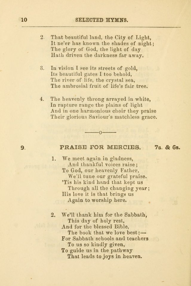 A Selection of Hymns: printed only for the use of the sabbath school of the Tenth Presbyterian Church, of Philadelphia page 17