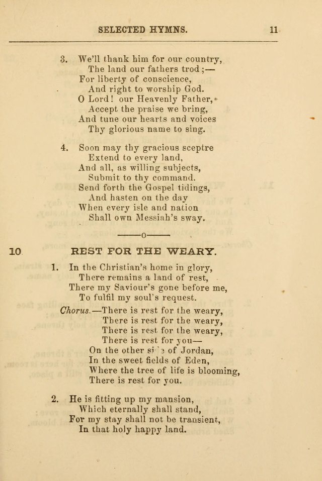 A Selection of Hymns: printed only for the use of the sabbath school of the Tenth Presbyterian Church, of Philadelphia page 18