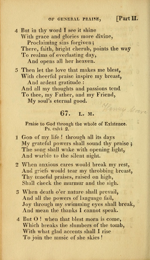 A Selection of Hymns and Psalms for Social and Private Worship (2nd ed. Enl. and Imp.) page 58