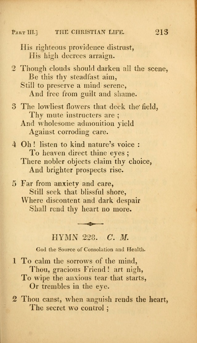 A Selection of Hymns and Psalms: for social and private worship (3rd ed. corr.) page 213