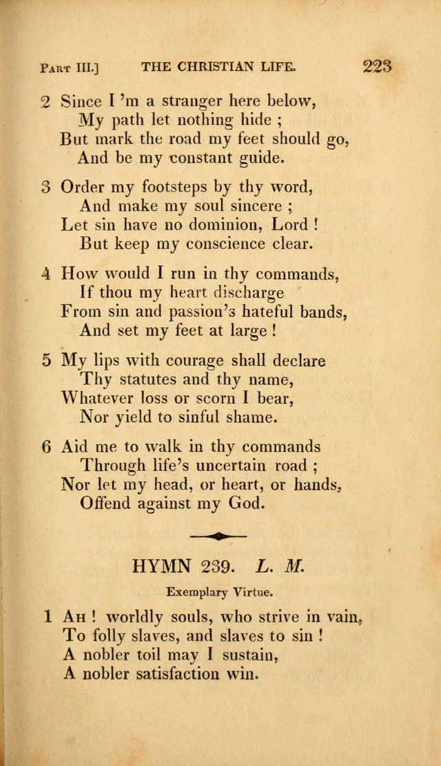 A Selection of Hymns and Psalms: for social and private worship (3rd ed. corr.) page 223