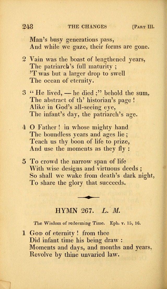A Selection of Hymns and Psalms: for social and private worship (3rd ed. corr.) page 248