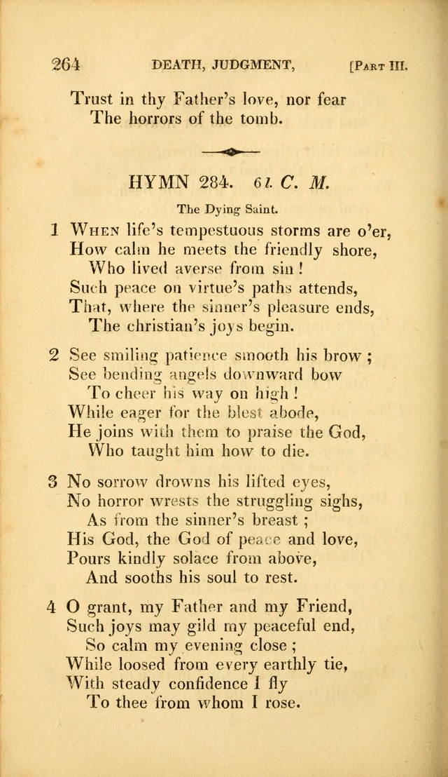 A Selection of Hymns and Psalms: for social and private worship (3rd ed. corr.) page 276