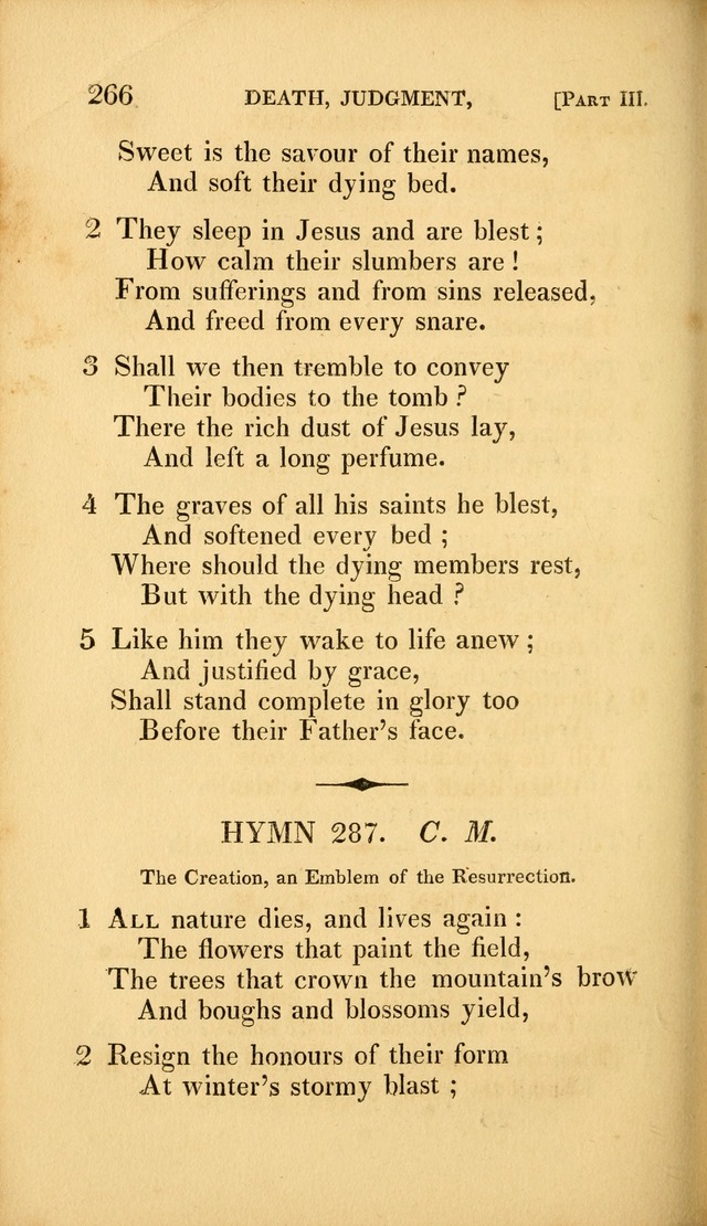 A Selection of Hymns and Psalms: for social and private worship (3rd ed. corr.) page 278