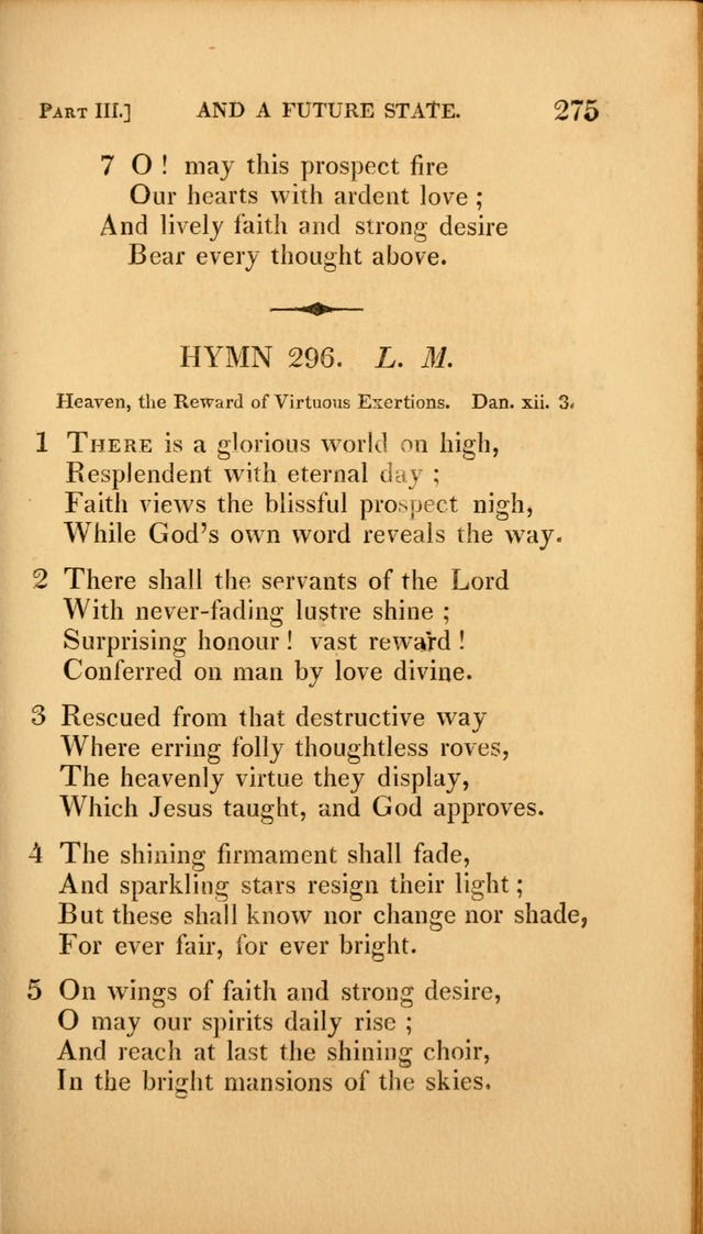 A Selection of Hymns and Psalms: for social and private worship (3rd ed. corr.) page 287
