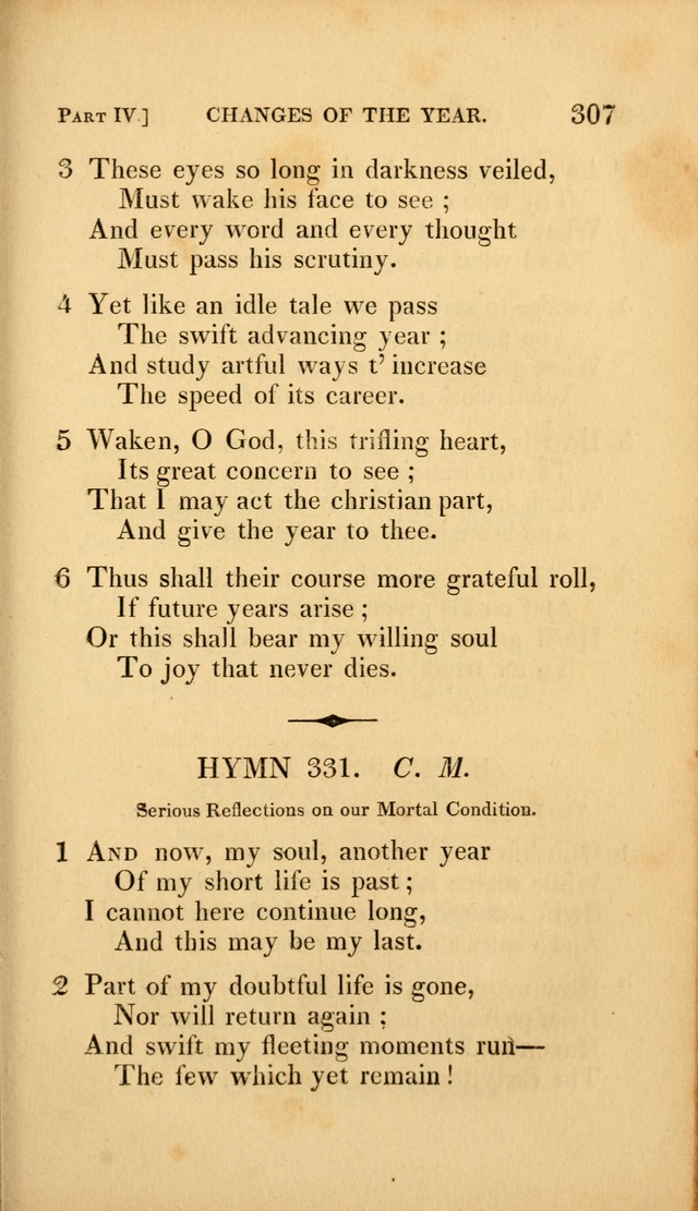 A Selection of Hymns and Psalms: for social and private worship (3rd ed. corr.) page 319