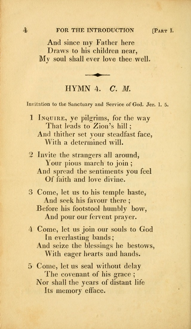 A Selection of Hymns and Psalms: for social and private worship (3rd ed. corr.) page 4