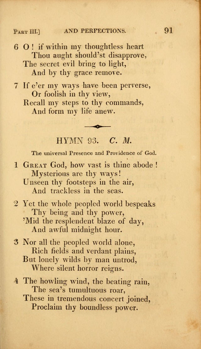 A Selection of Hymns and Psalms: for social and private worship (3rd ed. corr.) page 91