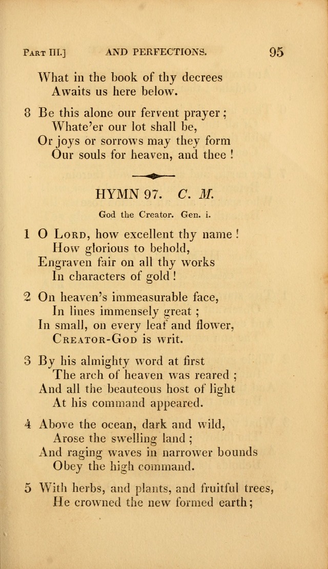 A Selection of Hymns and Psalms: for social and private worship (3rd ed. corr.) page 95
