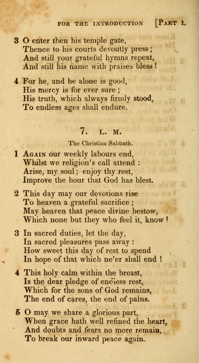 A Selection of Hymns and Psalms, for Social and Private Worship. (11th ed.) page 7