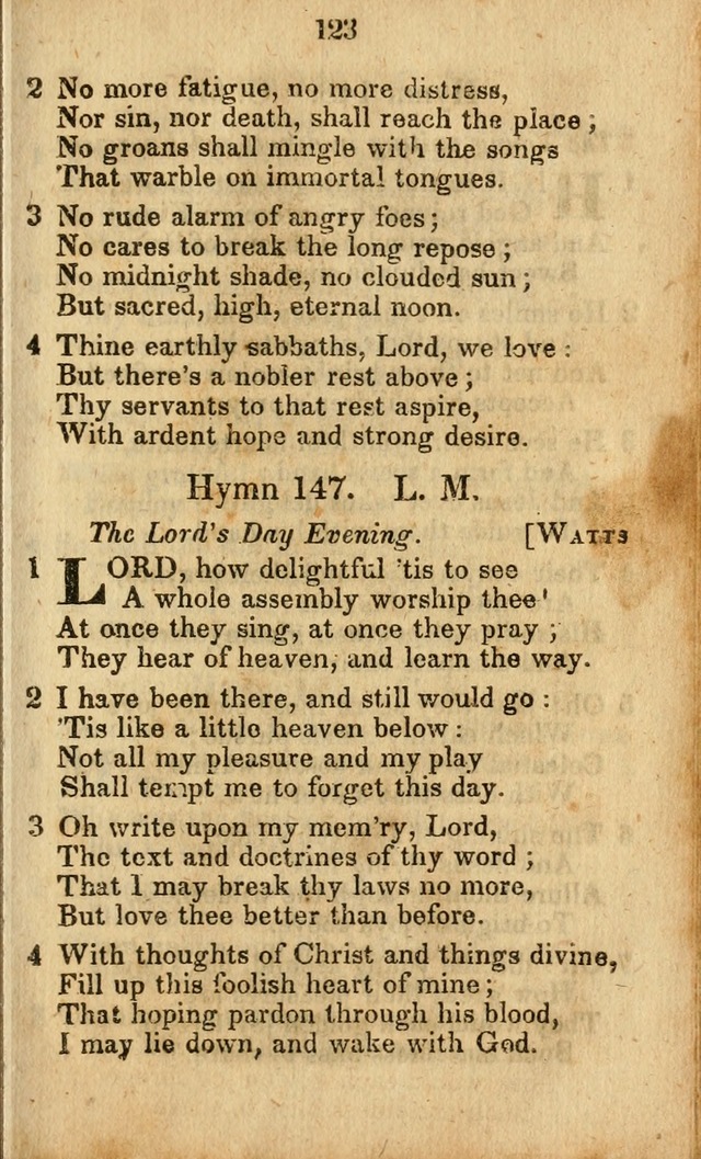 Selection of Hymns for the Sunday School Union of the Methodist Episcopal Church page 123
